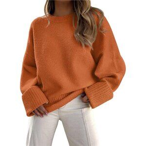 Women's Fuzzy Chunky Oversized Pullover Sweater